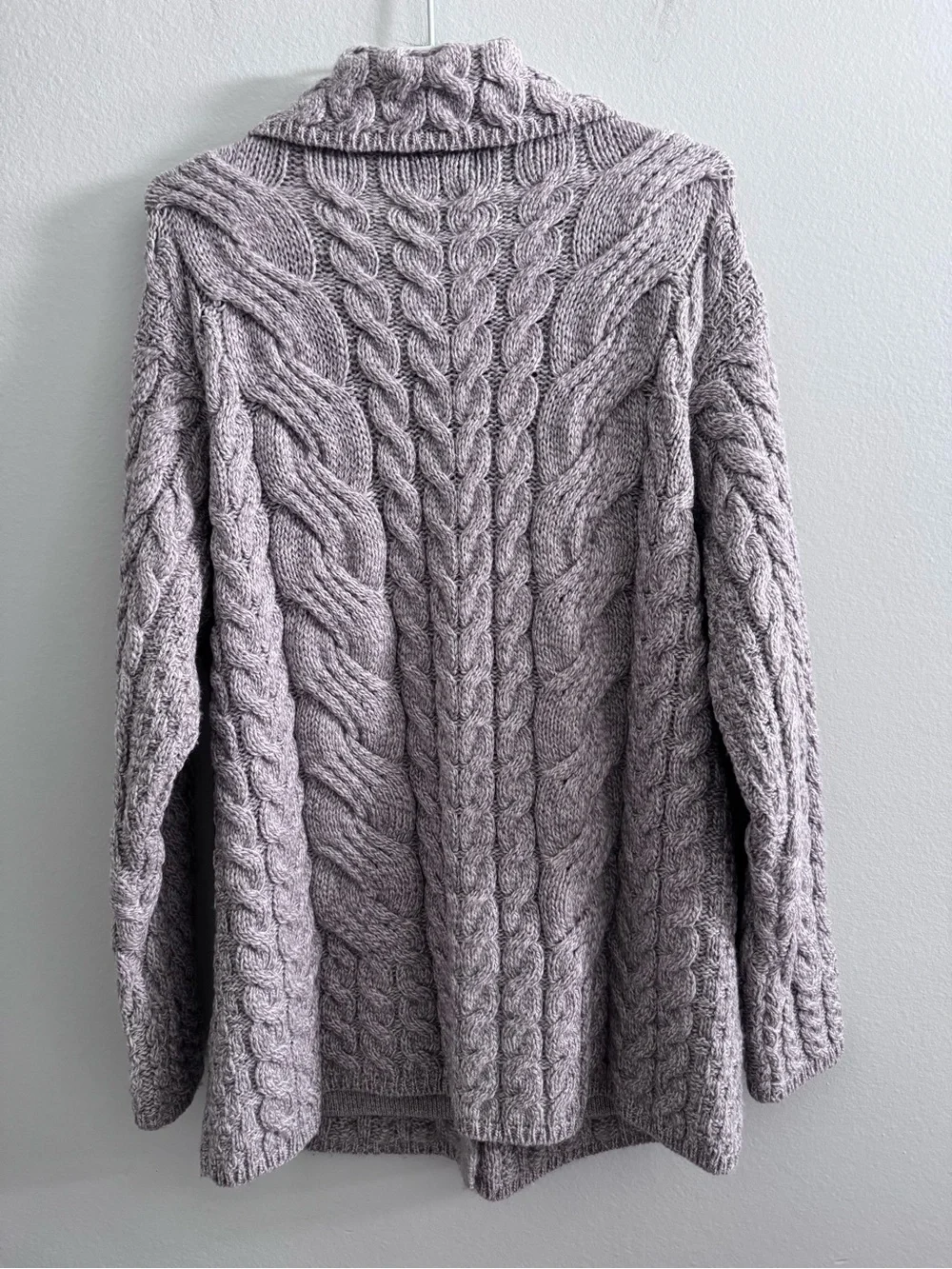 Blarney Woollen Mills Supersoft Merino Wool Made in Ireland Cardigan Size XL